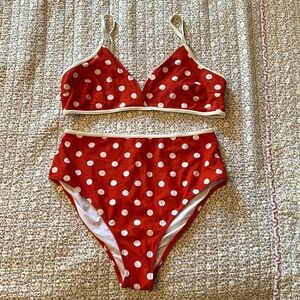 Cupshe bikini top and bottom size XL